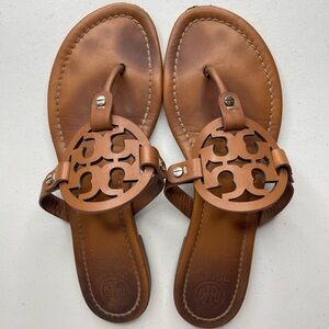 Tory Burch Tan Leather Sandals